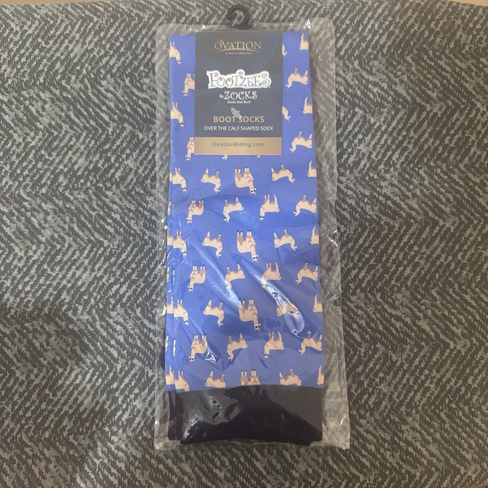 Men's Blue Llama Socks